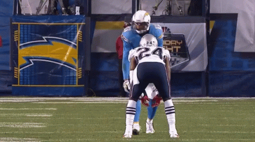 Football Player Number 24 On Field GIF