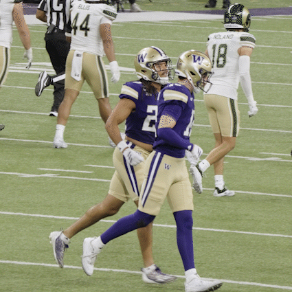 Football Player Number 24 Running