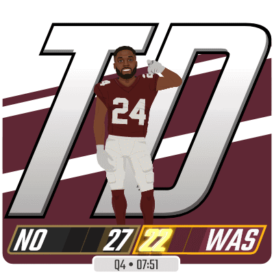 Football Player Number 24 Saluting