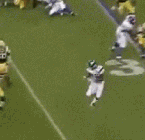 Football Player Number 27 Being Tackled GIF