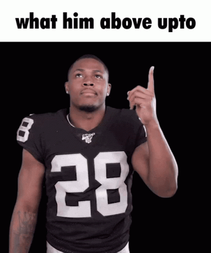 Football Player Number 28 Points Up