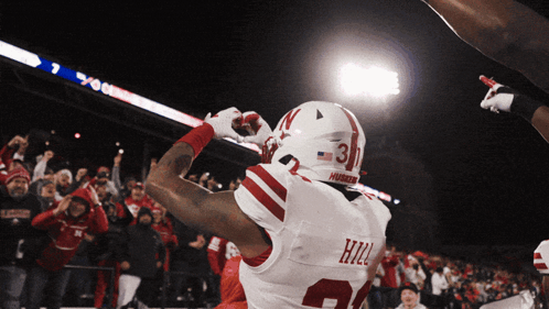 Football Player Number 31 Celebrating
