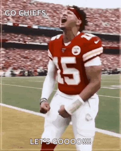 Football Player Number 5 Celebrating On Field GIF