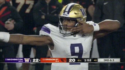 Football Player Number 5 Celebrating On Field GIF