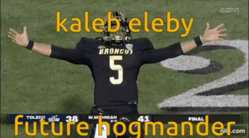 Football Player Number 5 on Field