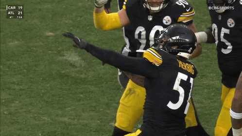 Football Player Number 51 Jersey GIF