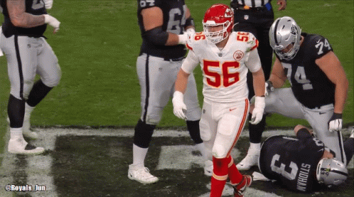 Football Player Number 56