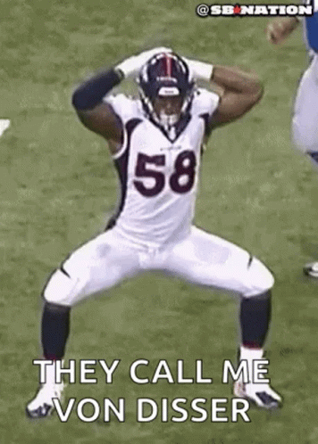 Football Player Number 58 Jumping In The Air GIF