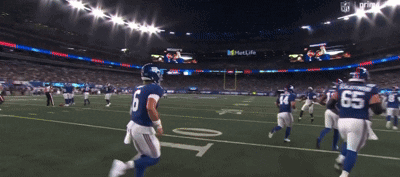 Football Player Number 6 Running