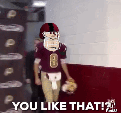 Football Player Number 8 Says You Like That