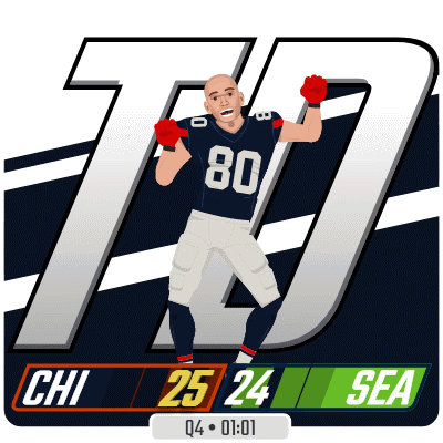 Football Player Number 80
