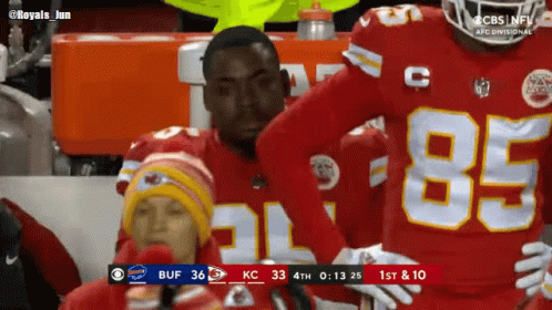 Football Player Number 85 In Stands GIF