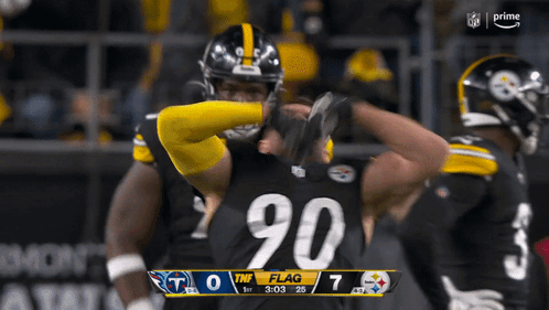 Football Player Number 90 On Shirt GIF