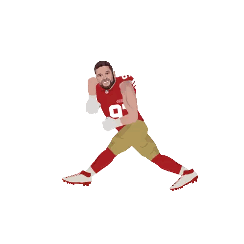 Football Player Number 97 Card