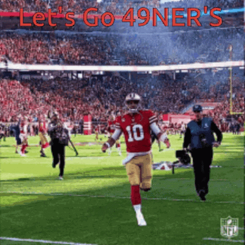 Football Player Red Jersey Number 10 GIF