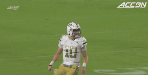 Football Player Running with ACCN