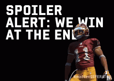 Football Player Spoiler Alert We Win At The End GIF