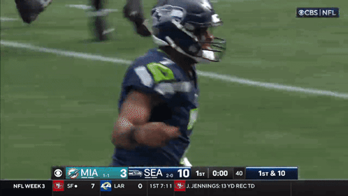 Football Player Touchdown GIF