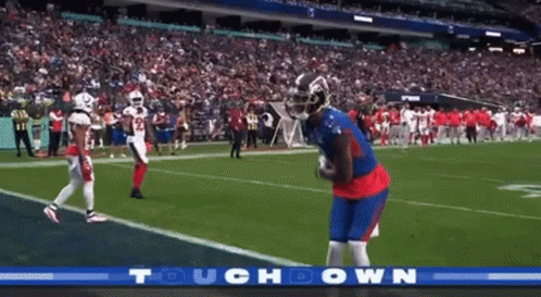 Football Player Touchdown GIF
