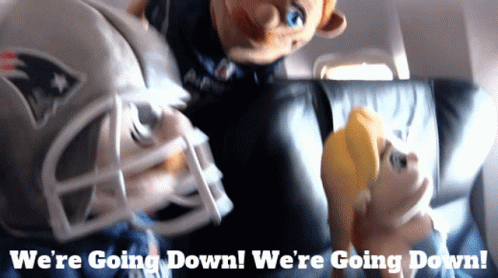 Football Player We Are Going Down Poster GIF
