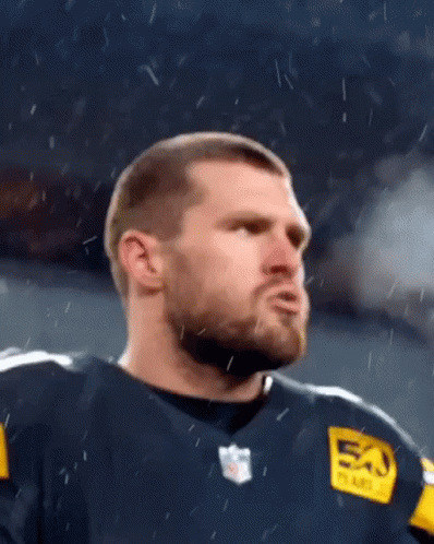 Football Player Wearing 50 Years Jersey GIF