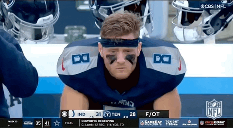 Football Player Wearing Headband Saying Do GIF