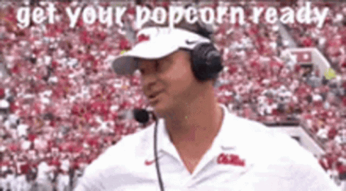 Football Player Wearing LSU Helmet