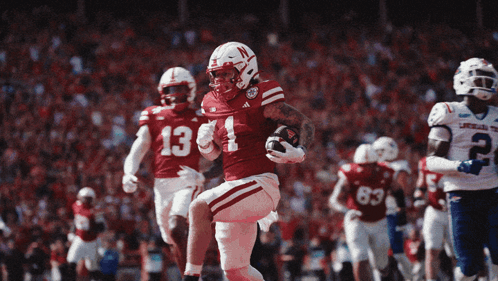 Football Player Wearing Number 13 Jersey