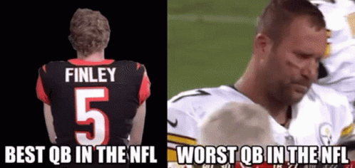 Football Player With Finley on Back
