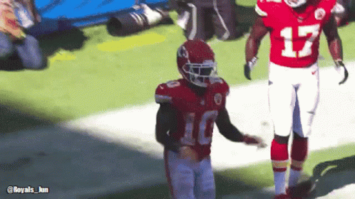 Football Player With Number 10 GIF