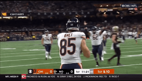 Football Player With Number 85