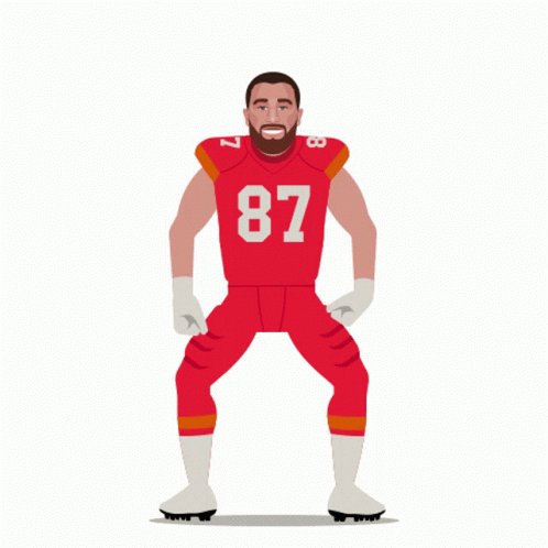 Football Player With Number 87