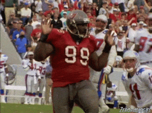 Football Player With Spoiler Alert We Win At The End GIF
