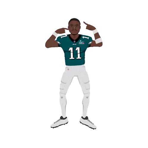 Football Player with Super Bowl Logo