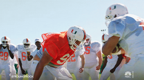 Football Player with U Helmet