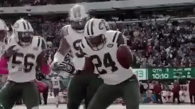 Football Players Celebrating Touchdown GIF