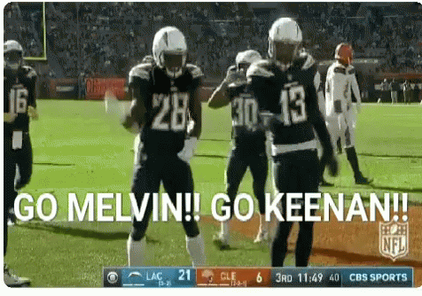 Football Players Go Melvin Go Keenan GIF
