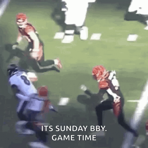 Football Players Jumping