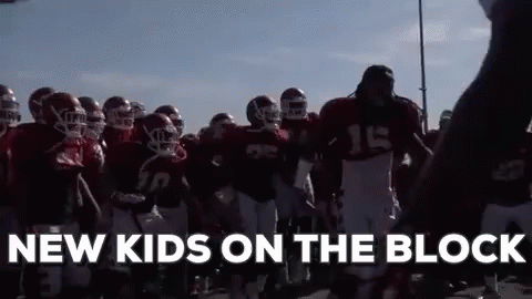 Football Players New Kids on the Block
