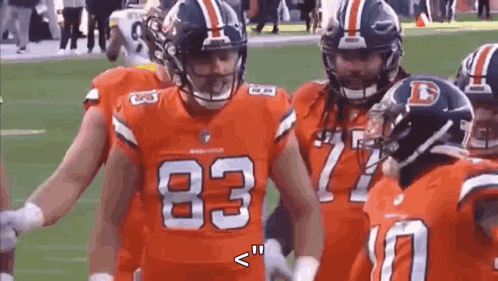 Football Players On Field Number 83 GIF