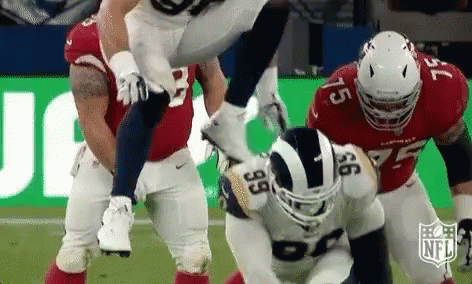 Football Players Playing Game Number 96 Helmet