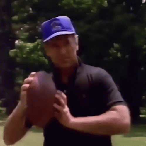 Football Strong Throw Catch GIF