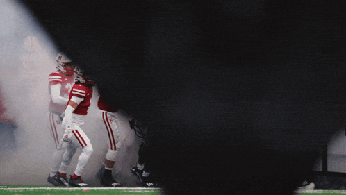 Football Team Entrance Huskers GIF