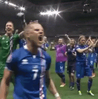 Football Time After Gam Celebration GIF
