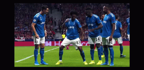 Footballers From Zambia Happy Dancing GIF