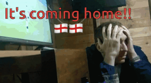 Footballs Coming Home Excitement Reaction GIF