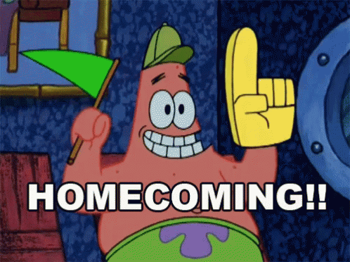 Footballs Coming Home Patrick Star GIF