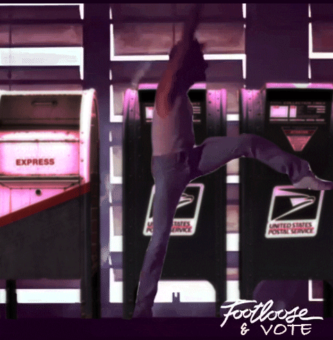 Footloose Kevin Bacon Energetic Dance Moves GIF