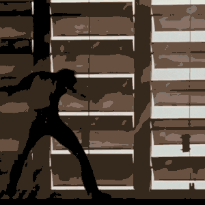 Footloose Kevin Bacon Silhouette Dancing GIF