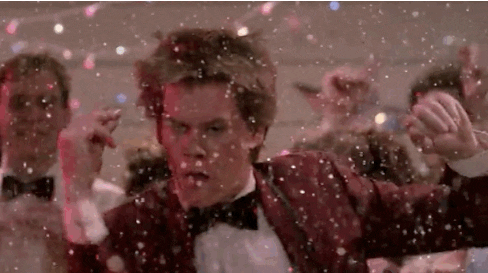 Footloose Spin Dance Kevin Bacon GIF